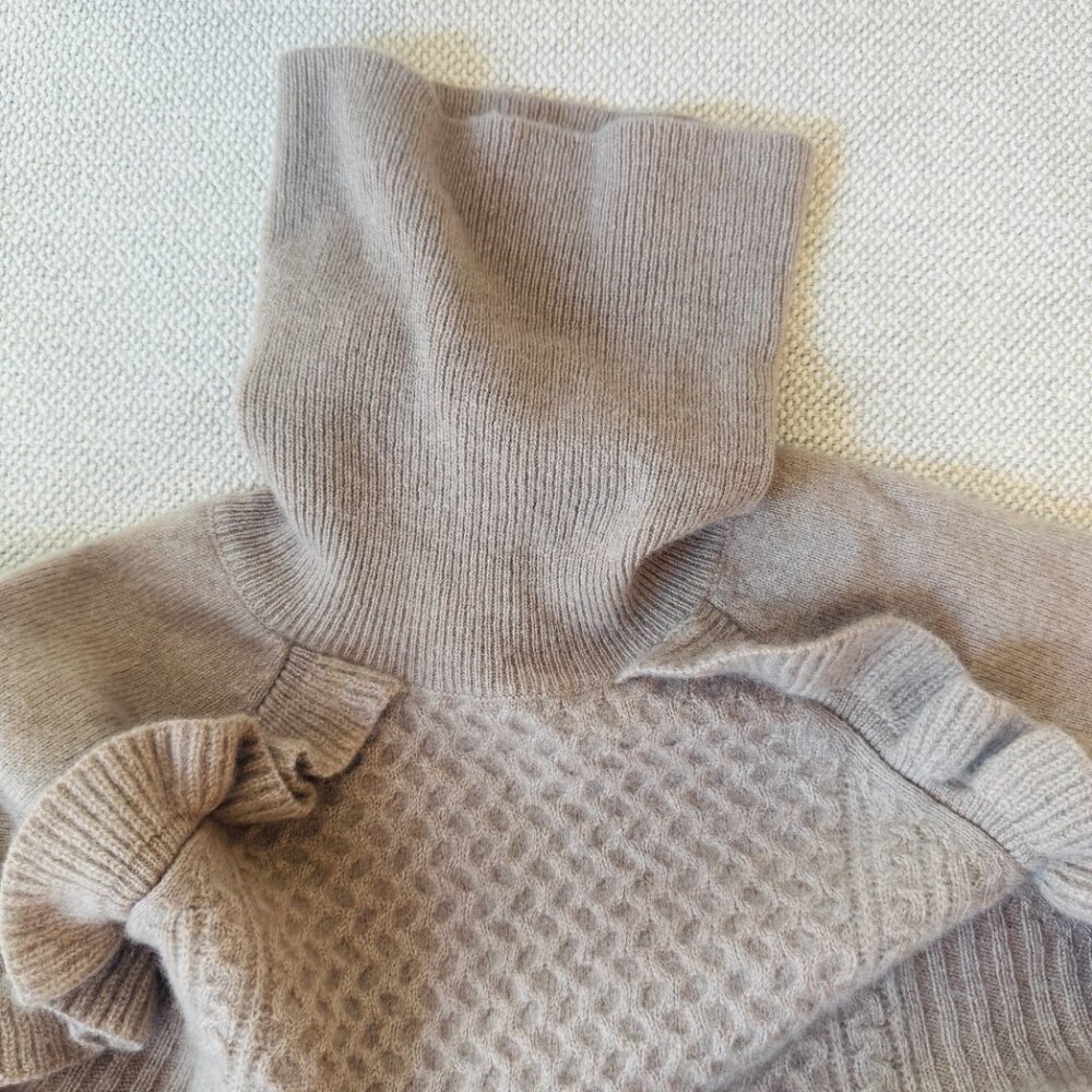 Marled 100% cashmere turtleneck sweater size S - Picture 5 of 5